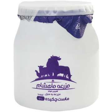 ماست چکیده پرچرب مزرعه ماهشام 500 گرمی